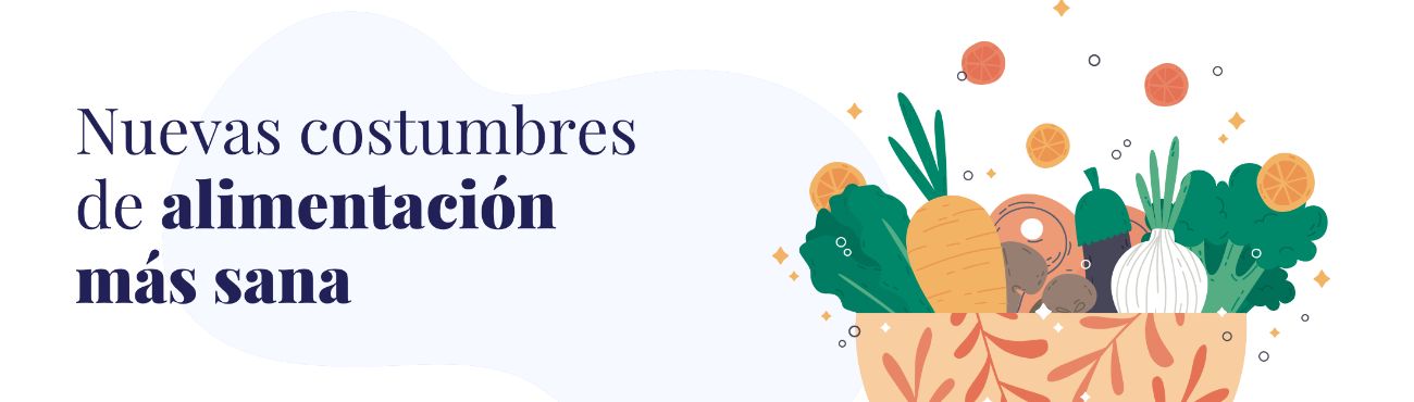 Nuevas costumbres de alimentación más sana